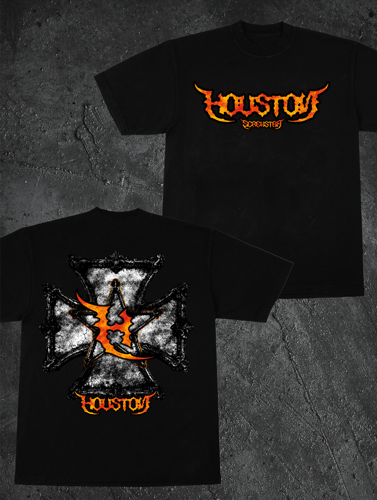 HOUSTON INFERNO- TEE (BLACK)